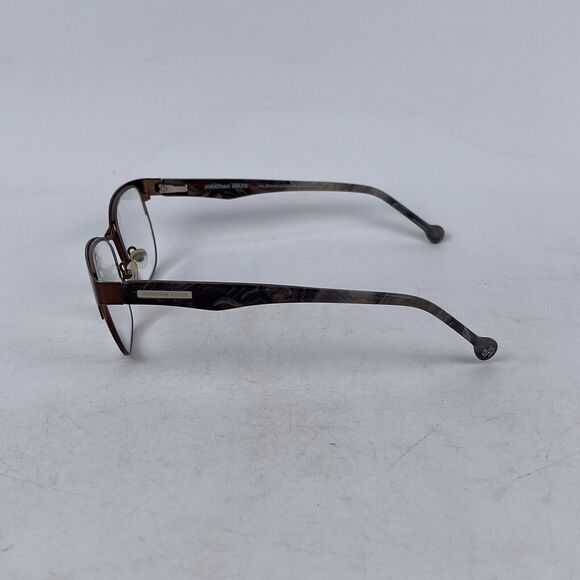 Jonathan Adler‎ JA505 Eyeglasses Frame Unisex Brown Plastic Full Rim 55-18-140 - Picture 3 of 13